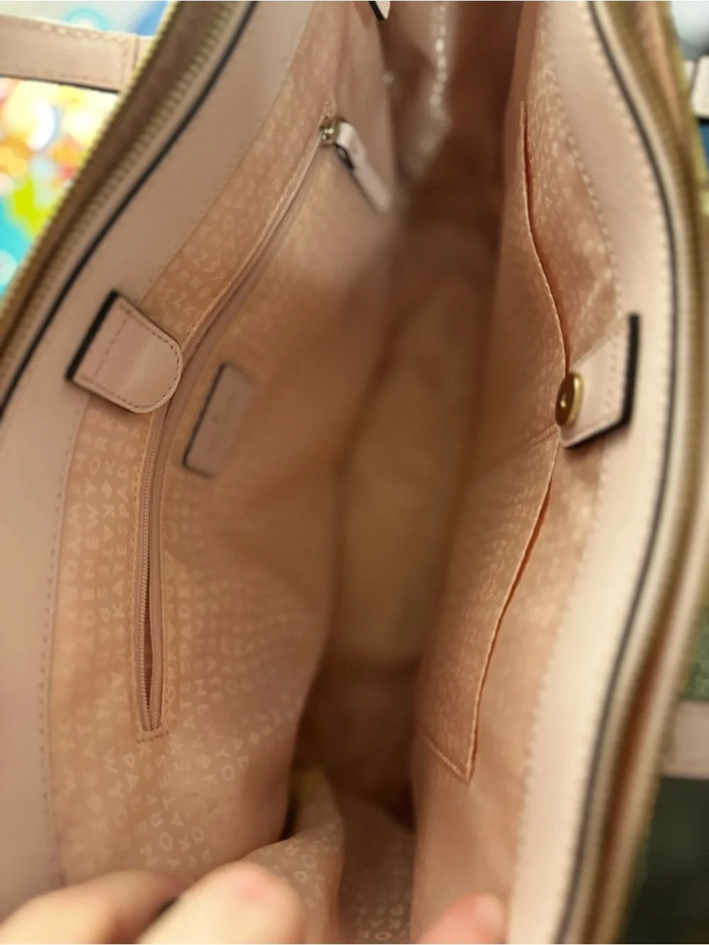 kate spade blush pink Leather Handbag